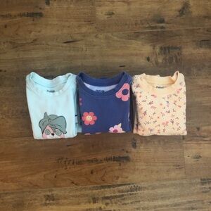 Pekkle  Kid's Girl Pyjama Set 2 Piece Multi-Colour - XXSmall (2/3) - 3-Pack